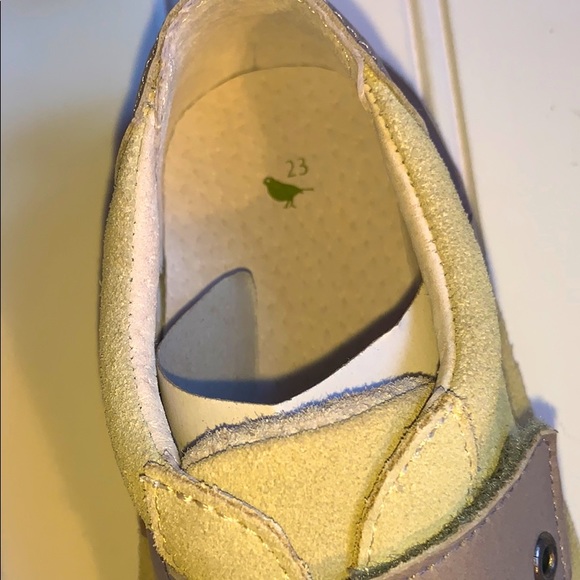 Pipit New Leather & Suede Stone & Sage Boys Jack Shoes Multiple Sizes - Picture 4 of 10